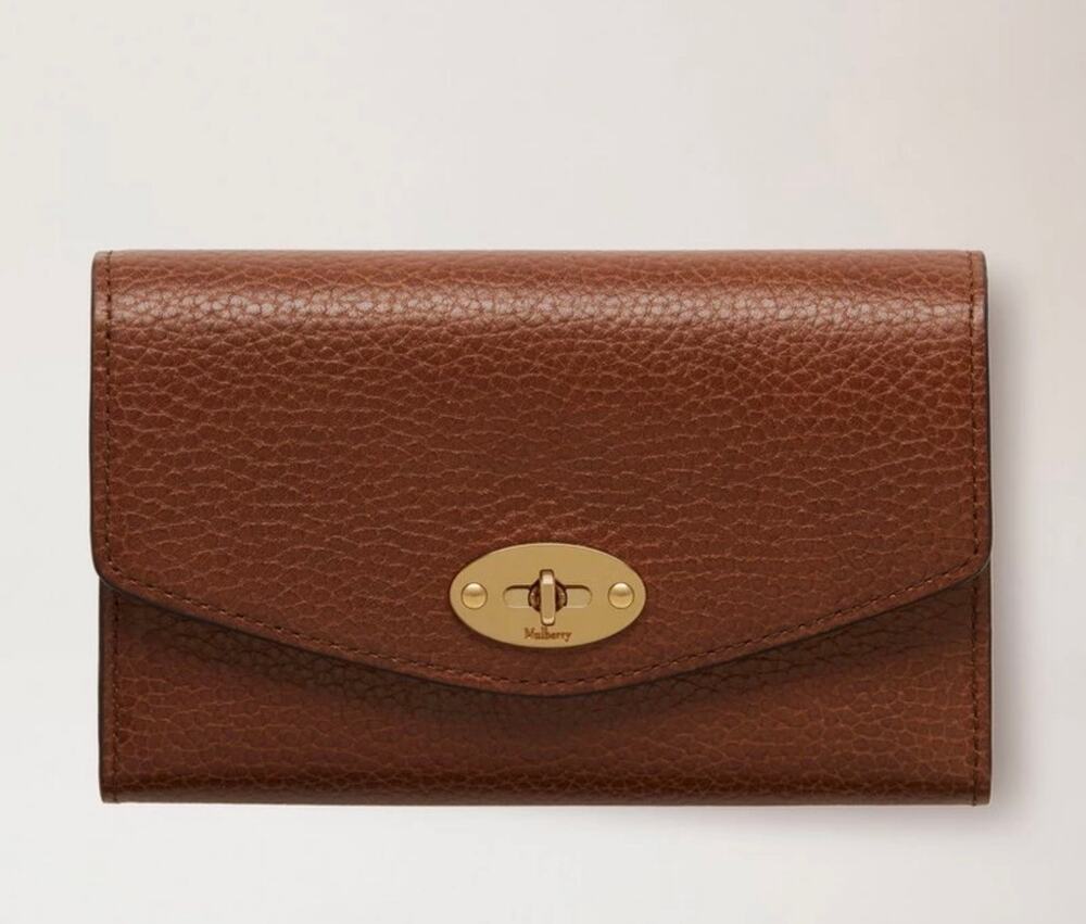 NWT Mulberry medium Farley wallet daisy small classic grain RL7416/552G110